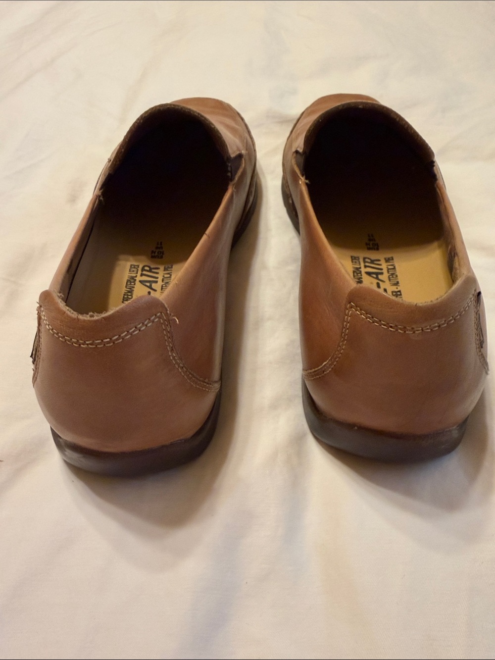 Mephisto Men's Tan Leather Slip-On Loafers - Picture 3 of 6